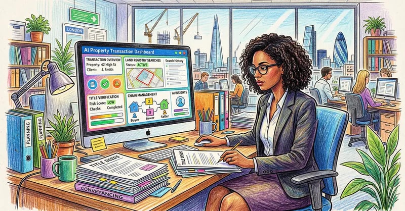 AI transforming UK conveyancing with intelligent automation for property transactions