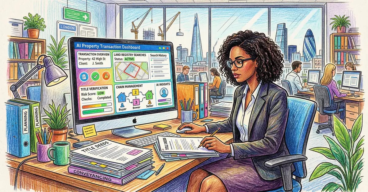 AI transforming UK conveyancing with intelligent automation for property transactions