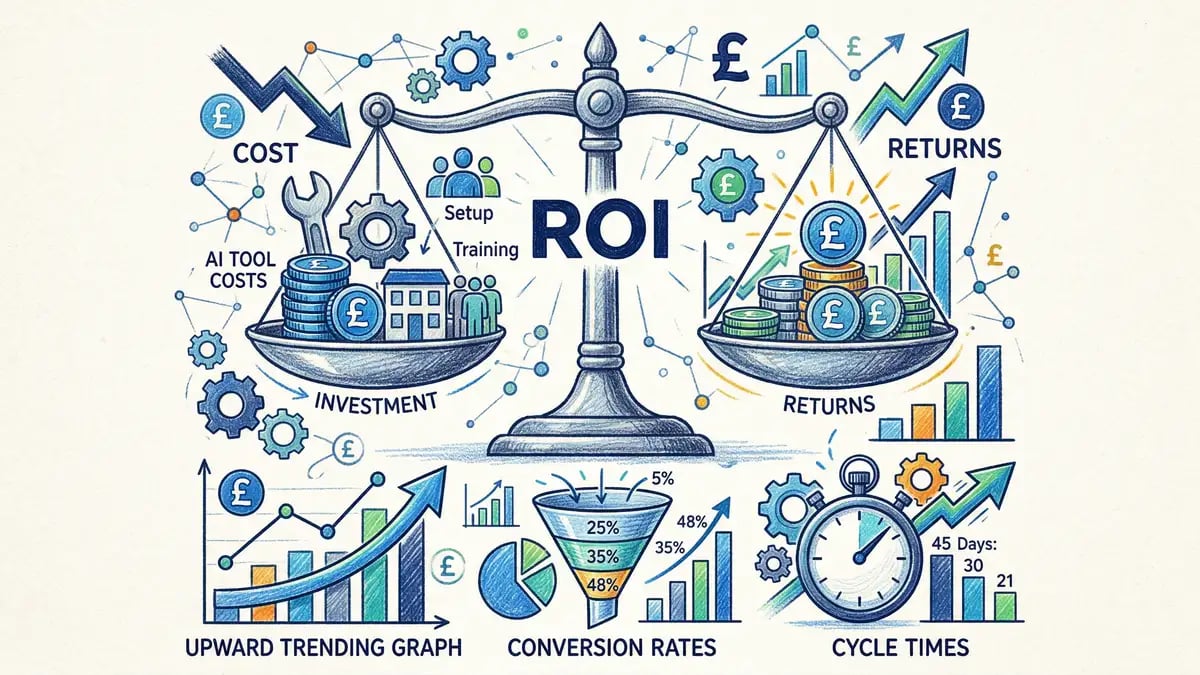 Measuring return on investment from AI sales pipeline management tools