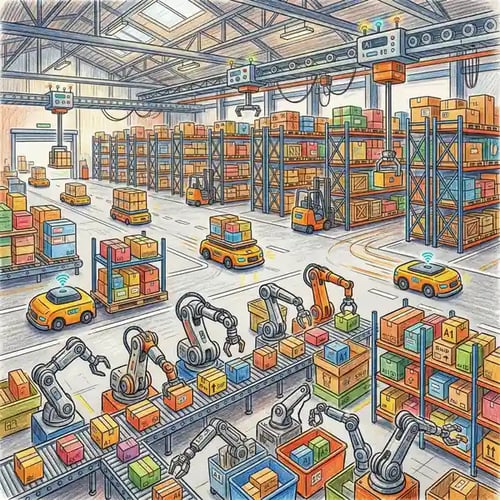 Warehouse automation with AI