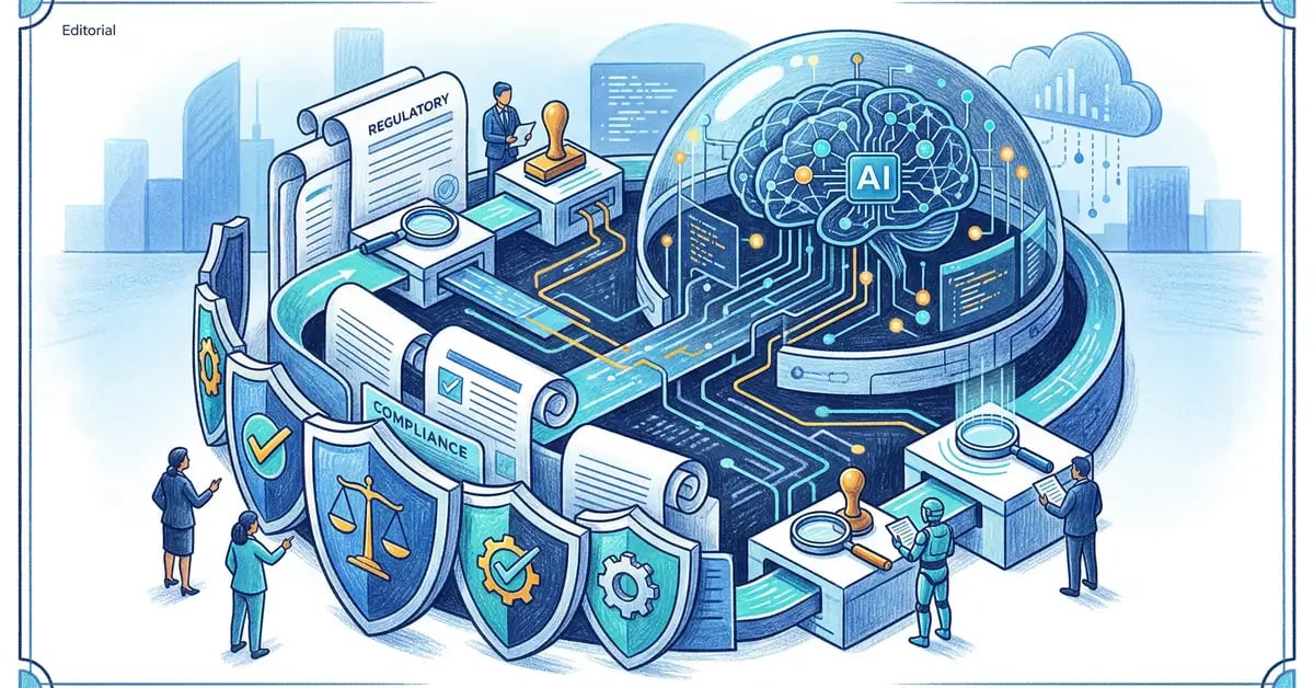 AI governance risk and compliance framework with shields and audit checkpoints