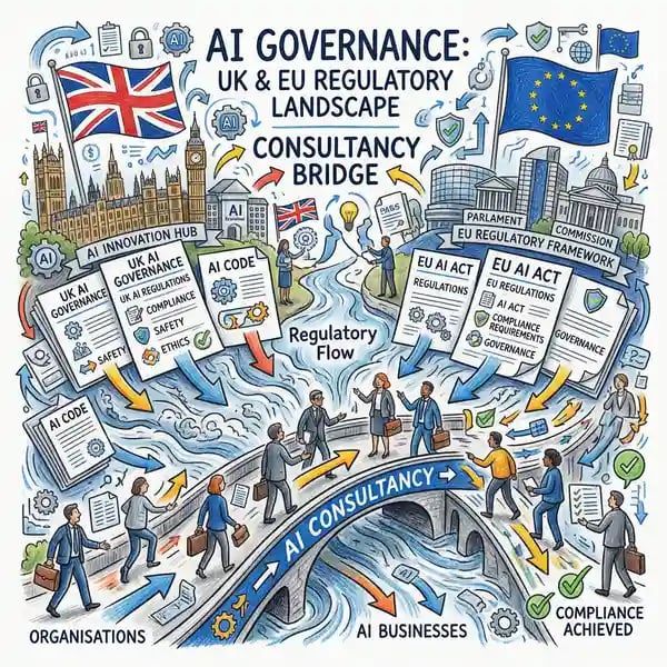 UK and EU regulatory landscape for AI governance consulting